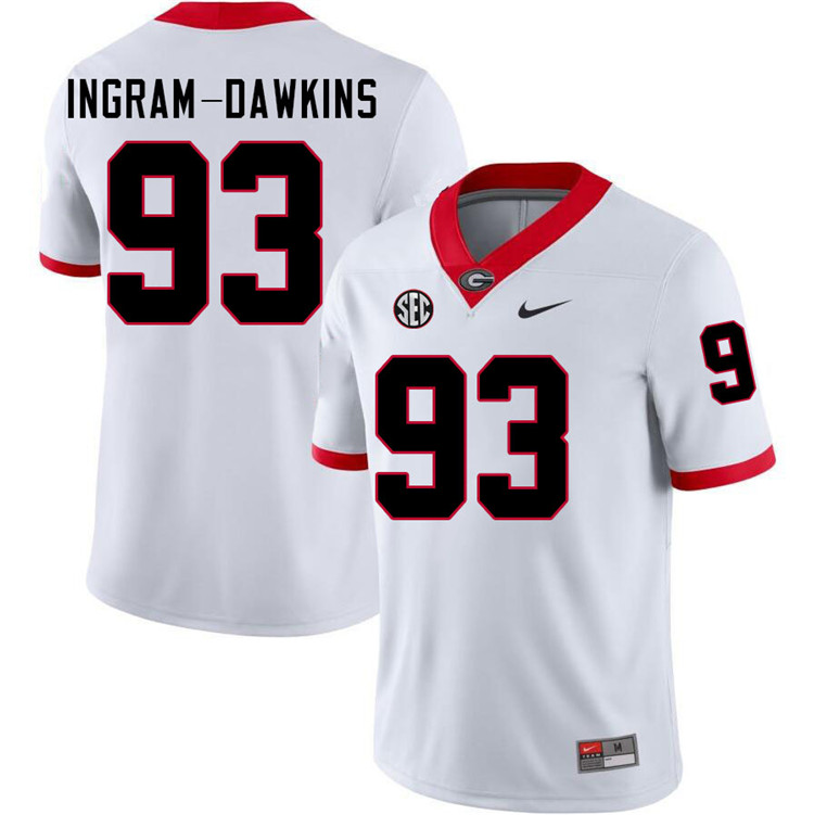 Tyrion Ingram-Dawkins Georgia Jersey,University Of Georgia Bulldogs Football Jersey,Uniforms,Gears-W